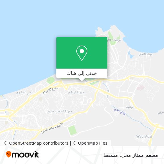 خريطة مطعم ممتاز محل