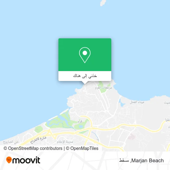 خريطة Marjan Beach