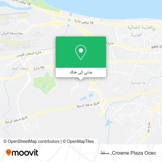 خريطة Crowne Plaza Ocec