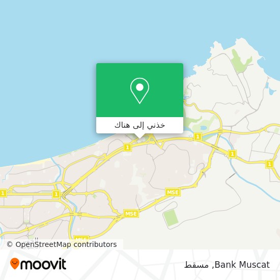 خريطة Bank Muscat