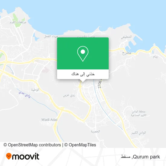 خريطة Qurum park