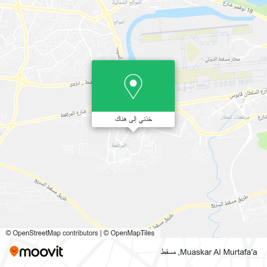 خريطة Muaskar Al Murtafa'a