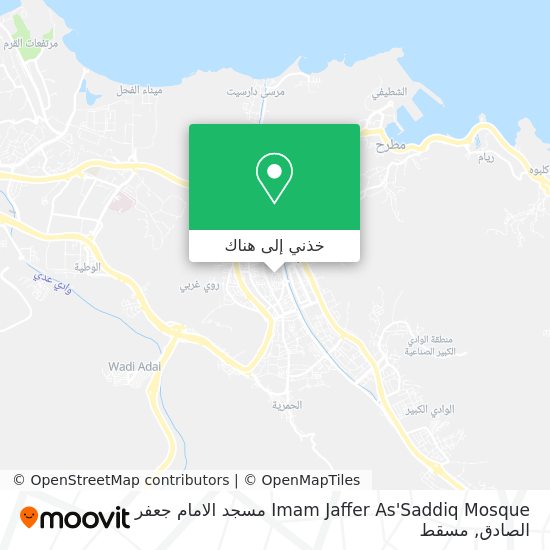 خريطة Imam Jaffer As'Saddiq Mosque مسجد الامام جعفر الصادق