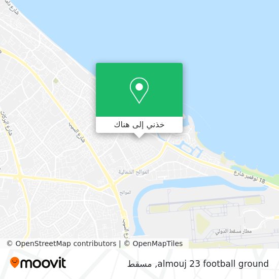 خريطة almouj 23 football ground