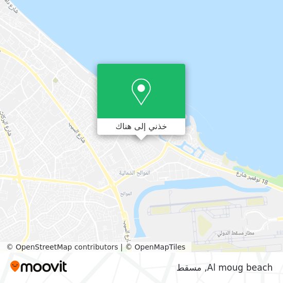 خريطة Al moug beach