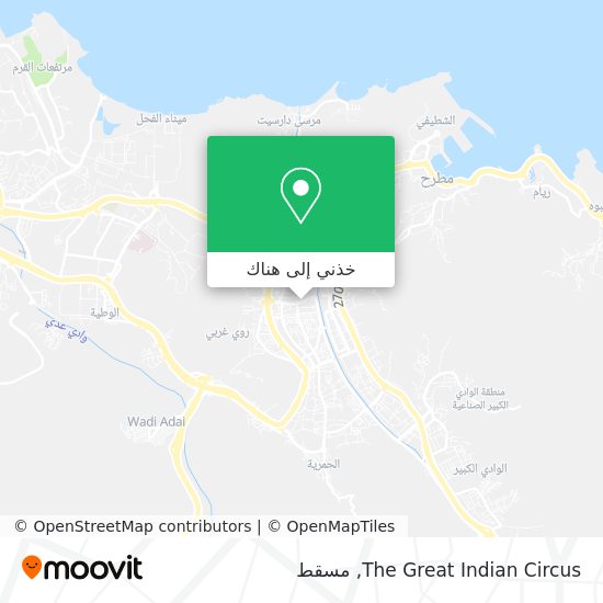 خريطة The Great Indian Circus