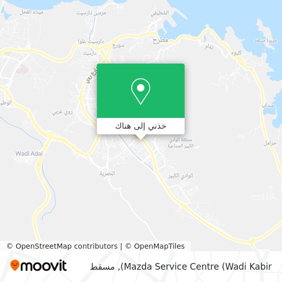 خريطة Mazda Service Centre (Wadi Kabir)