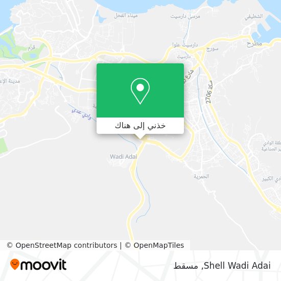 خريطة Shell Wadi Adai