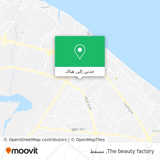 خريطة The beauty factory
