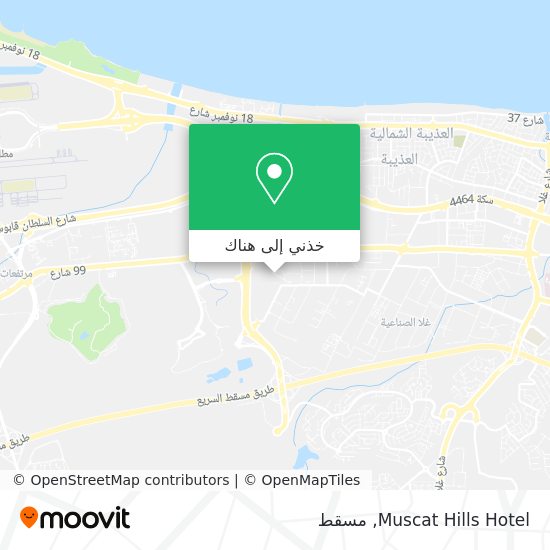 خريطة Muscat Hills Hotel