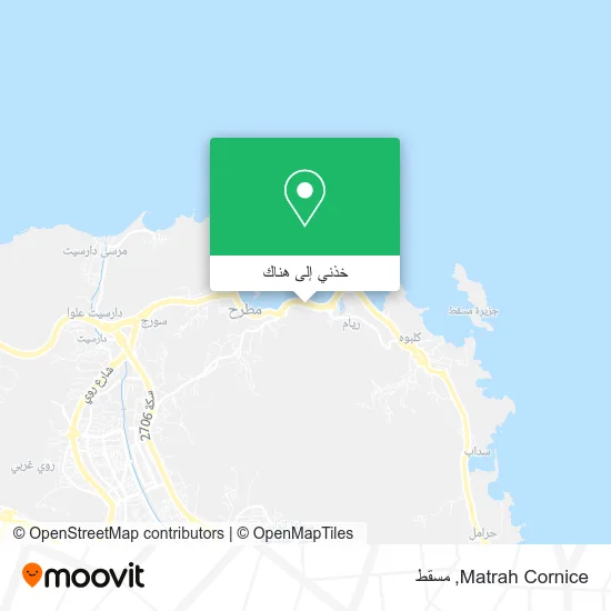 خريطة Matrah Cornice