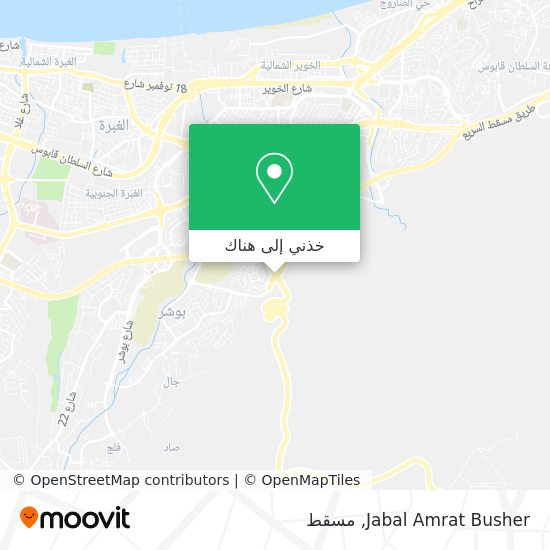 خريطة Jabal Amrat Busher