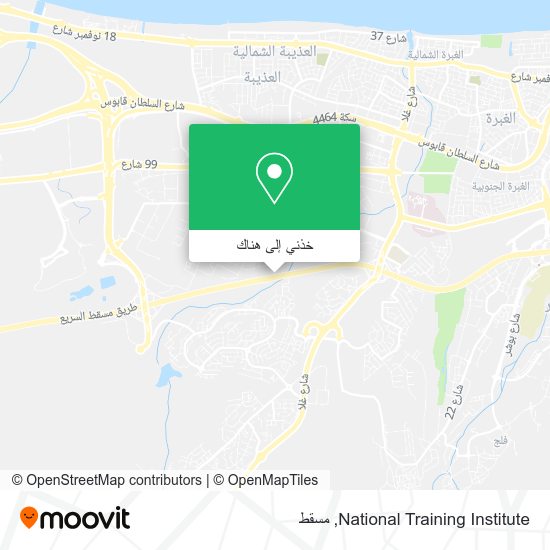 خريطة National Training Institute