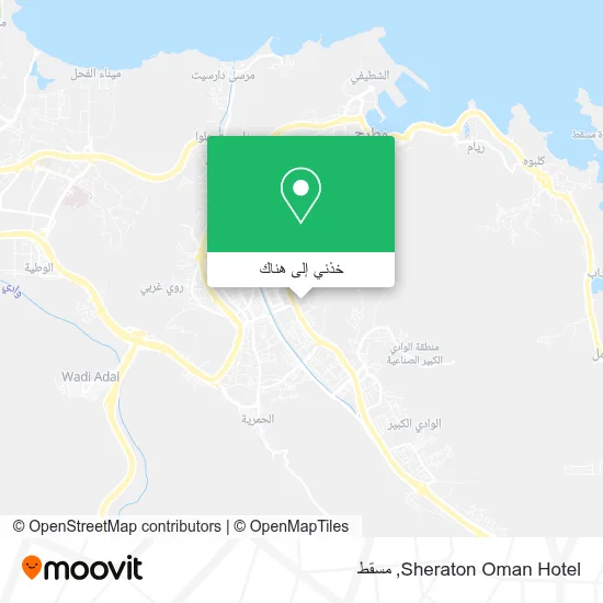 خريطة Sheraton Oman Hotel