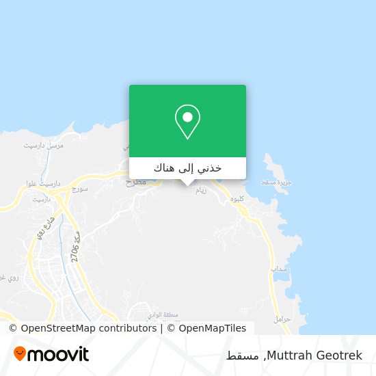 خريطة Muttrah Geotrek