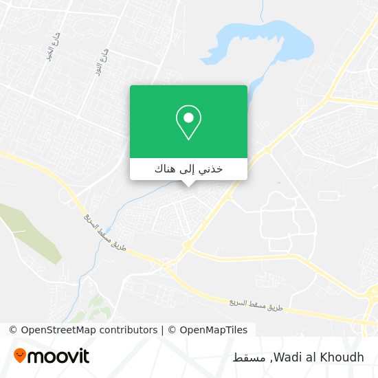 خريطة Wadi al Khoudh