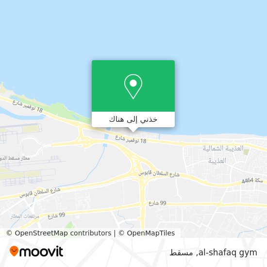 خريطة al-shafaq gym