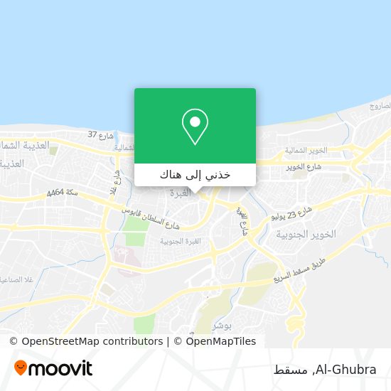 خريطة Al-Ghubra