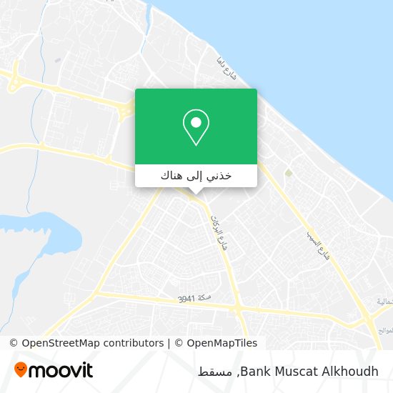 خريطة Bank Muscat Alkhoudh
