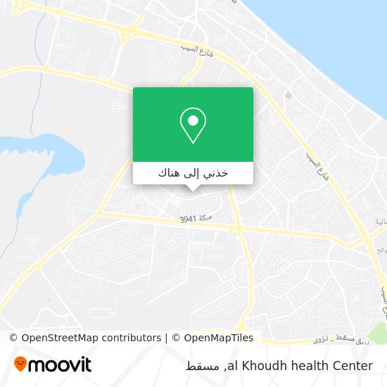 خريطة al Khoudh health Center