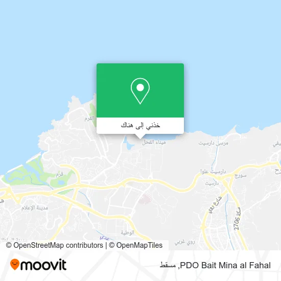 خريطة PDO Bait Mina al Fahal