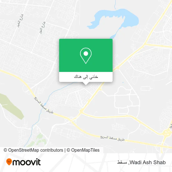 خريطة Wadi Ash Shab