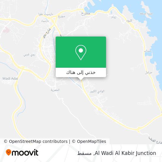 خريطة Al Wadi Al Kabir Junction