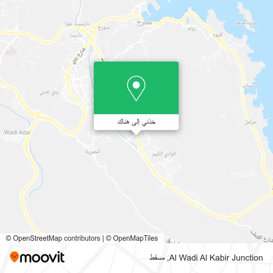خريطة Al Wadi Al Kabir Junction