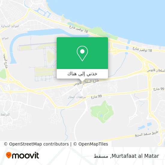 خريطة Murtafaat al Matar