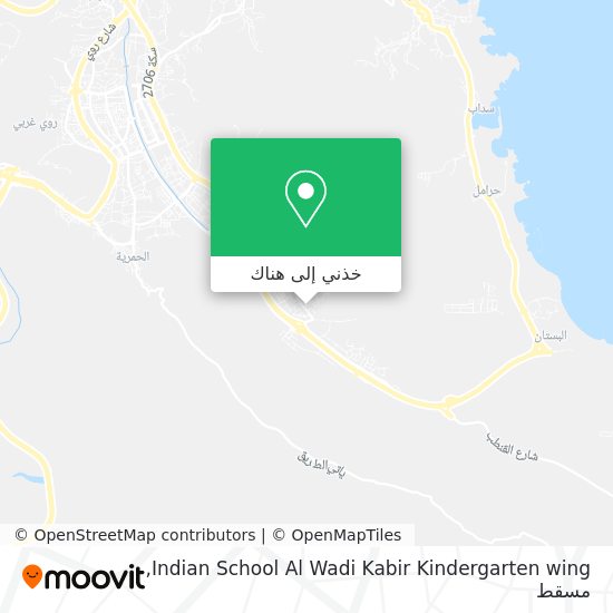 خريطة Indian School Al Wadi Kabir Kindergarten wing
