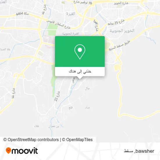 خريطة bawsher