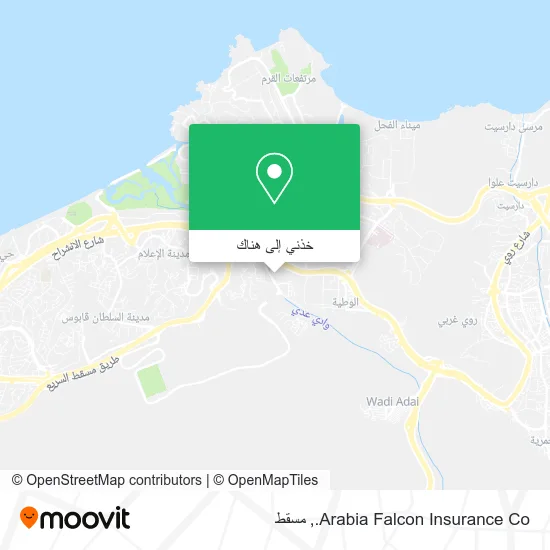 خريطة Arabia Falcon Insurance Co.