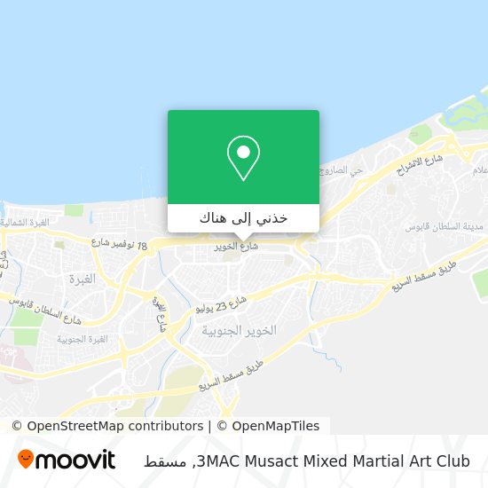 خريطة 3MAC Musact Mixed Martial Art Club