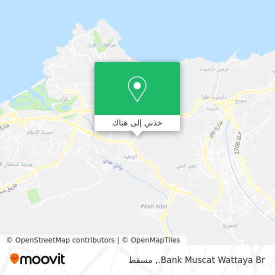 خريطة Bank Muscat Wattaya Br.