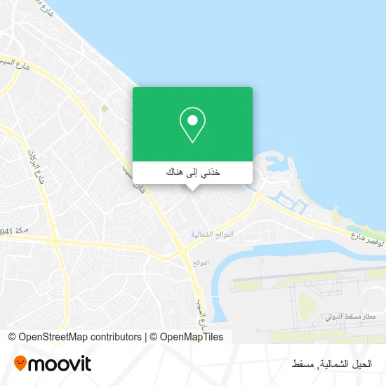 خريطة الحيل الشمالية