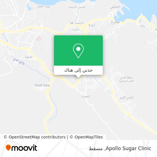 خريطة Apollo Sugar Clinic