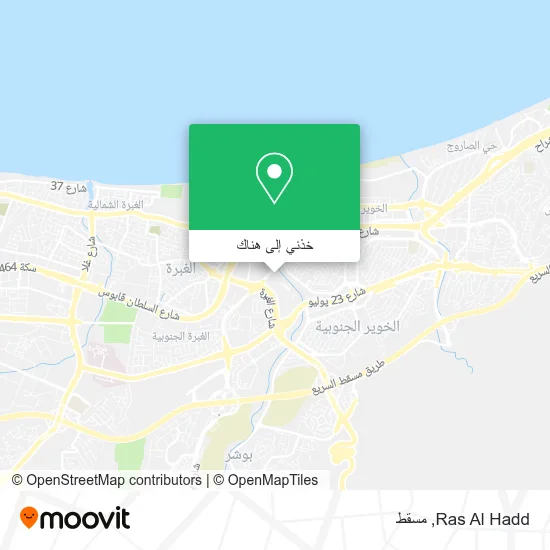 خريطة Ras Al Hadd