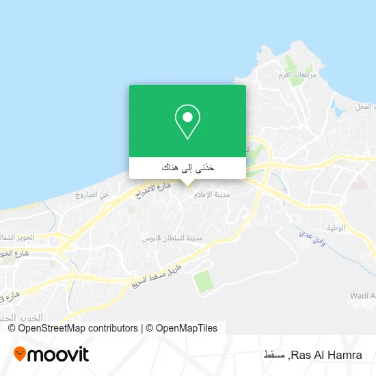 خريطة Ras Al Hamra