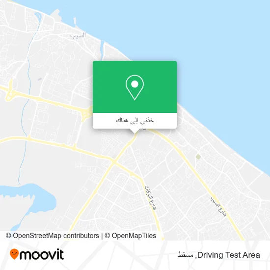 خريطة Driving Test Area