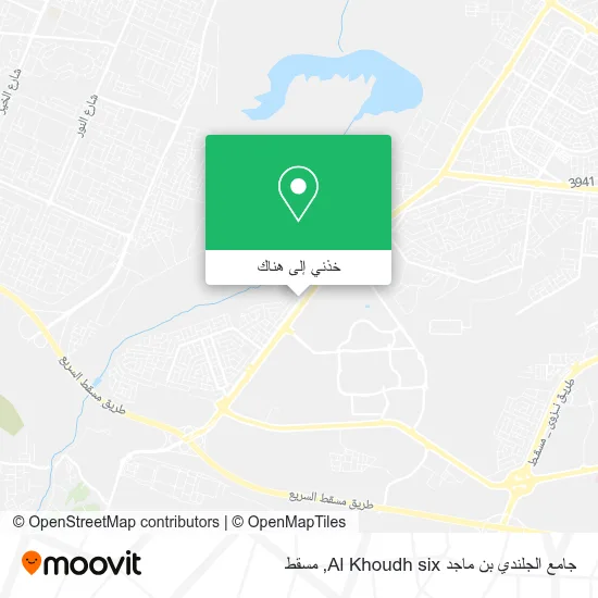 خريطة جامع الجلندي بن ماجد Al Khoudh six