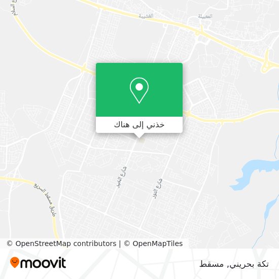 خريطة تكة بحريني