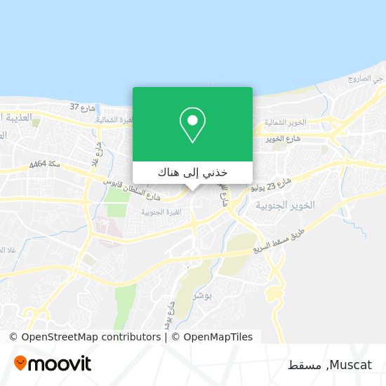 خريطة Muscat