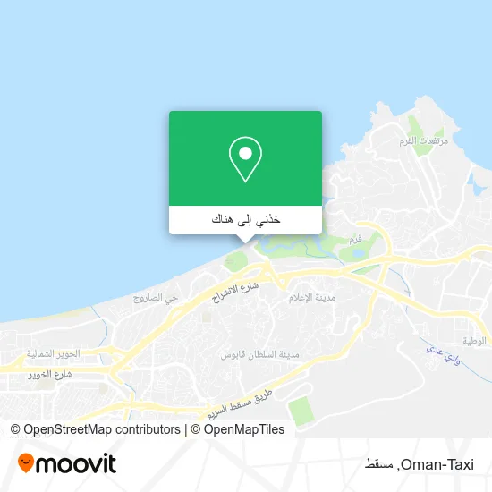 خريطة Oman-Taxi