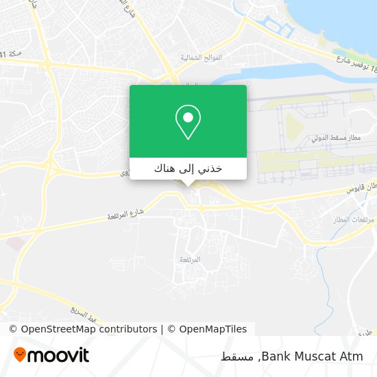 خريطة Bank Muscat Atm