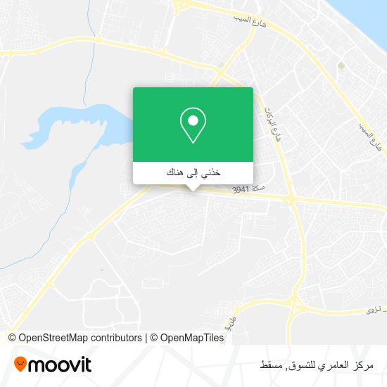 خريطة مركز العامري للتسوق