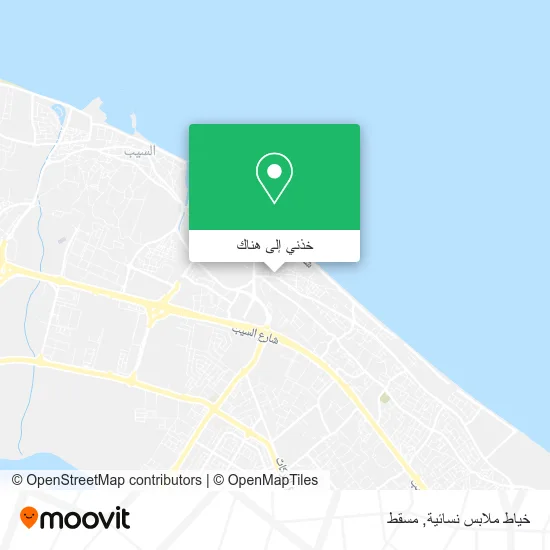 خريطة خياط ملابس نسائية