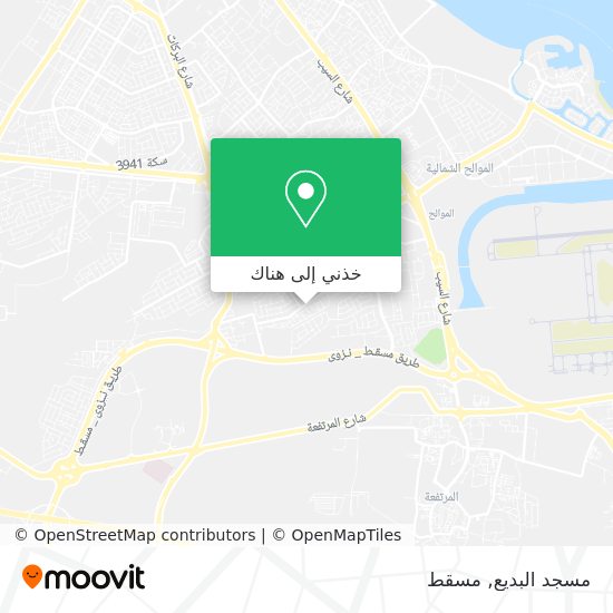 خريطة مسجد البديع