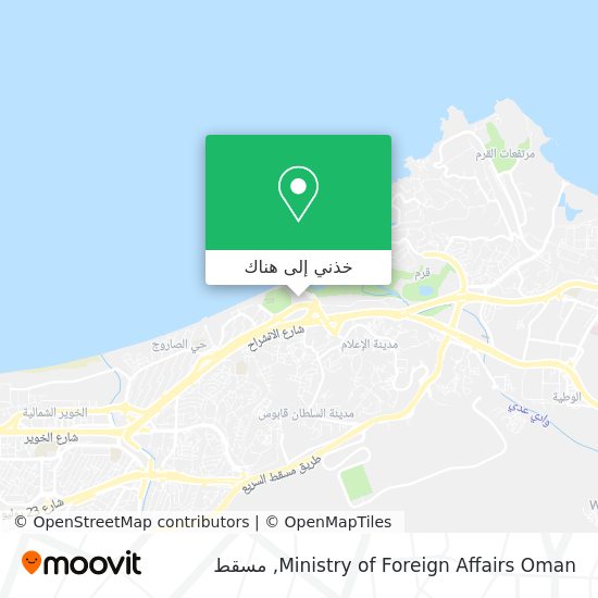 خريطة Ministry of Foreign Affairs Oman