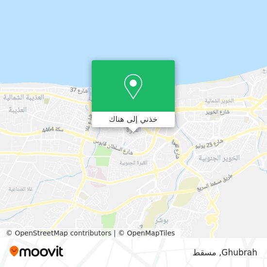 خريطة Ghubrah