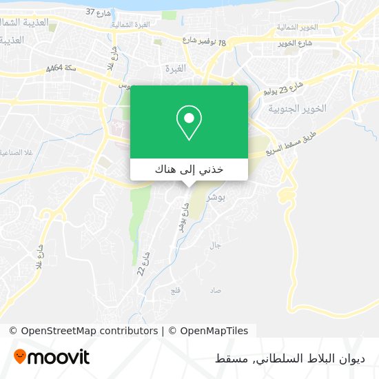 خريطة ديوان البلاط السلطاني